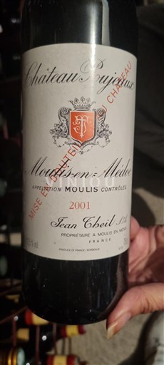 Bordeaux Moulis-en-Médoc Château Poujeaux 2001