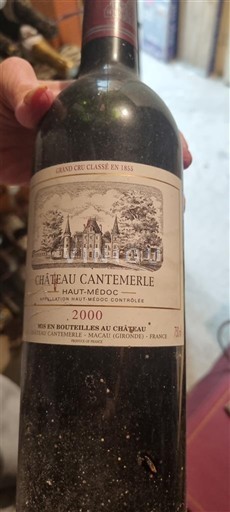 Bordeaux Haut-Médoc Grand Cru Château Cantemerle 2000
