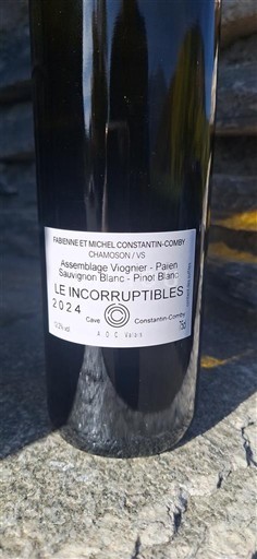 Vin Blanc sec Le Incorruptibles Fabienne et Michel Constantin-Comby 2024 Suisse Valais AOC