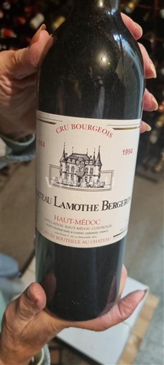 Bordeaux Haut-Médoc Cru Bourgeois Château Lamothe Bergeron 1994