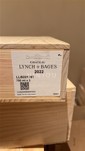 Bordeaux Pauillac Grand Cru Château Lynch-Bages 2022
