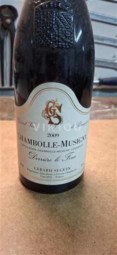 Bourgogne Chambolle-Musigny Gérard Seguin Dernier de Juin 2009