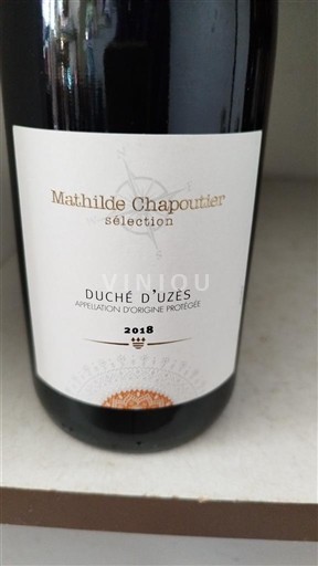 Rhône Valley Duché d'Uzès Mathilde Chapoutier Sélection 2018