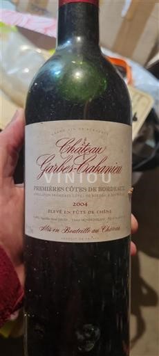 Bordeaux Premières Côtes de Bordeaux Château Garbes-Cabanieu 2004