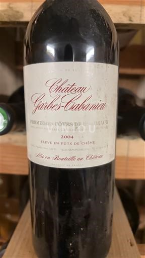 Bordeaux Prve obale Bordeauxa Château Garbes-Cabanieu 2004