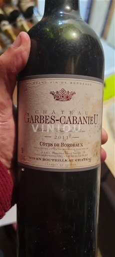 Bordeaux Côtes-de-Bordeaux Château Garbès-Cabanieu 2011