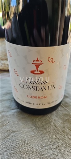 Rhônedalen Luberon Château Constantin Icke årgångsbetecknad