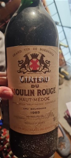 Bordeaux Haut-Médoc Château Moulin Rouge 1985