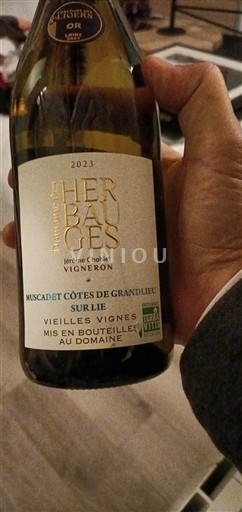 Thung lũng sông Loire Muscadet-côtes-de-grand-lieu Domaine Des Herbauges Vieilles Vignes 2023