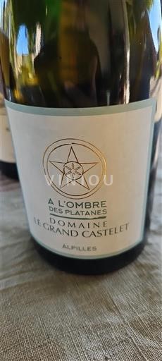 Alpes và các vùng Rhodanien Alpilles Domaine Le Grand Castelet A l'Ombre des Platanes Không niên vụ