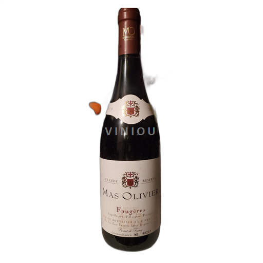 Languedoc Faugères Mas Olivier Grande Réserve 2019