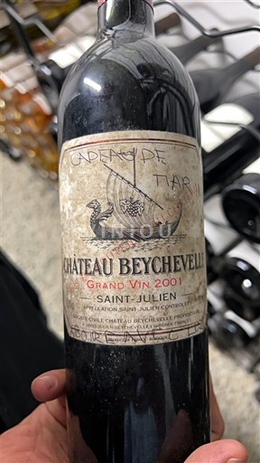 Bordeaux Saint-Julien Grand Cru Château Beychevelle Grand Vin 2001