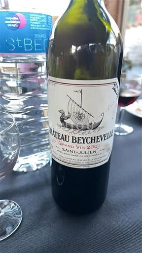 Bordeaux Saint-Julien Grand Cru Château Beychevelle Grand Vin 2001
