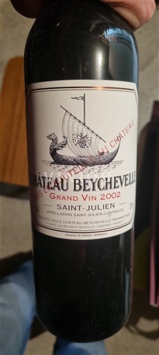 Bordeaux Saint-Julien Grand Cru Château Beychevelle 2002