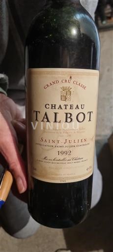 Bordeaux Saint-Julien Grand Cru Château Talbot 1992