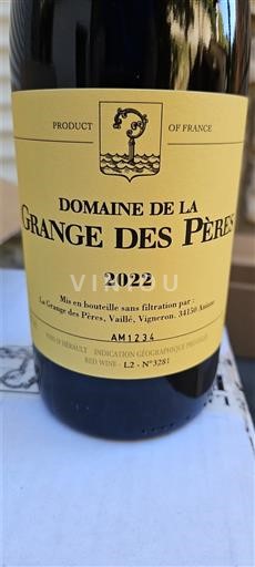 Languedoc-Roussillon Aude Domaine La Grange des Pères 2022