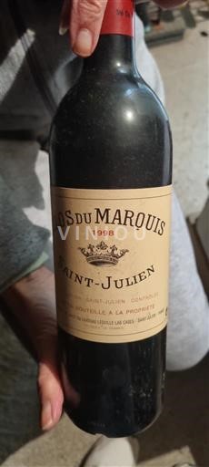 Bordeaux Saint-Julien Clos du Marquis 1998