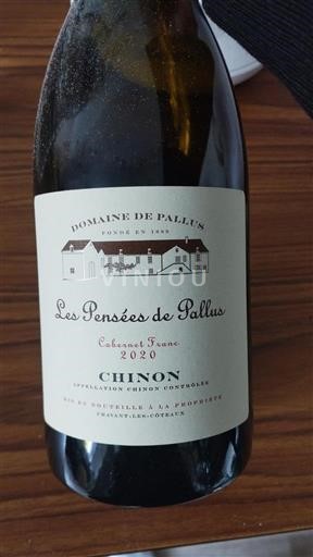 Thung lũng sông Loire Chinon Domaine Pallus Les Pensées de Pallus 2020