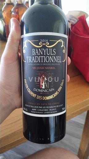 Roussillon Banyuls Ancien Couvent des Dominicains Traditionnel 2014