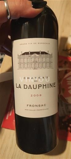 Bordeaux Fronsac Château La Dauphine 2008