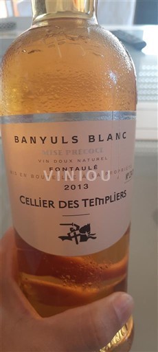 Roussillon Banyuls Cellier des Templiers Fontaule 2013