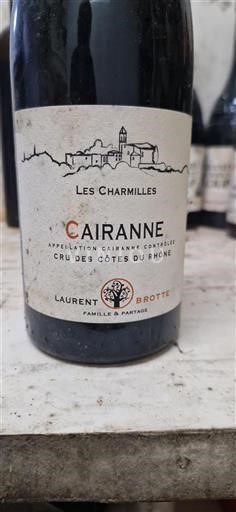 Rhônetal Cairanne Laurent Brotte Les Charmilles 2019