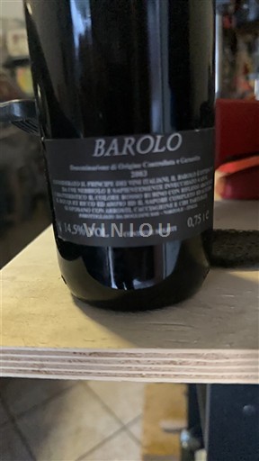 Piemonte Barolo DOGLIANI 2003
