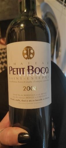 Bordeaux Saint-Estèphe Château Petit Bocq 2008