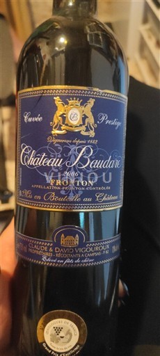 Tây Nam Fronton Château Baudare Prestige 2016