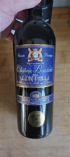 Tây Nam Fronton Château Baudare Prestige 2016