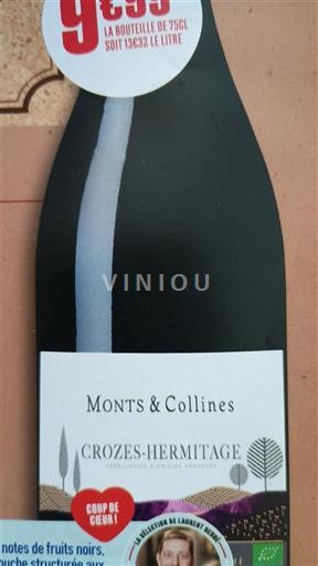 Thung lũng Rhône Crozes-hermitage Monts & Collines 2022