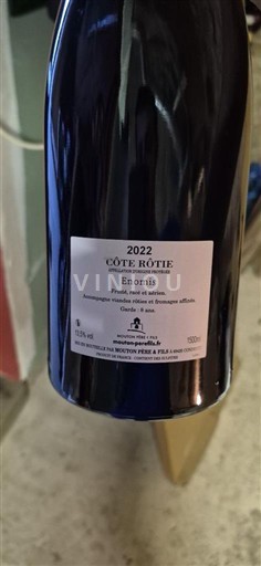 Rhônevallei Côte-rôtie Domaine Mouton Père et Fils Enomis 2022