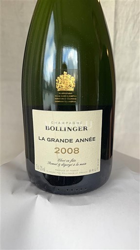 Champagne Bollinger La Grande Année 2008
