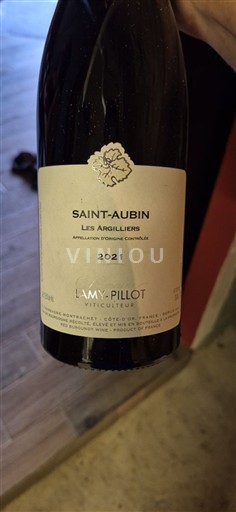 Bourgogne Saint-Aubin Lamy-Pillot Les Argilliers 2021
