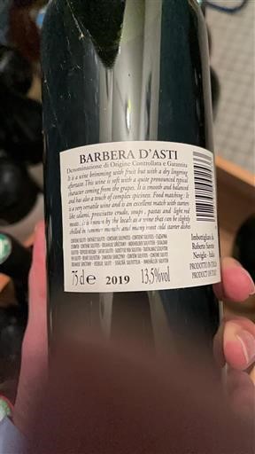 Piemonte Barbera d'Asti Roberto Sarotto 2019