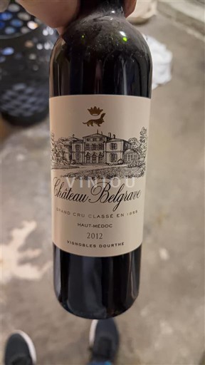 Bordeaux Haut-Médoc Grand Cru Château Belgrave 2012