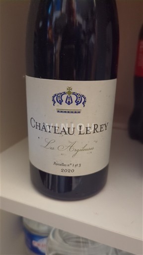 Bordeaux Castillon Côtes de Bordeaux Château Le Rey Les Argileuses 2020