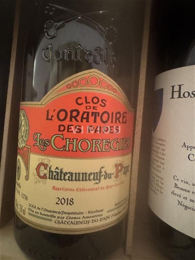 Thung lũng Rhône Châteauneuf-du-pape Clos de l'Oratoire des Papes Les Chorégies 2018