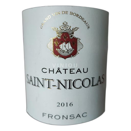 Bordeaux Fronsac Château Saint-Nicolas 2016