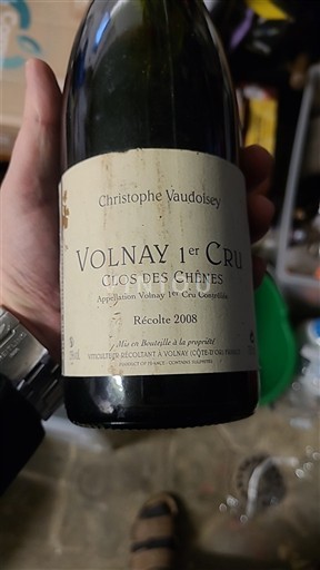 Borgoña Volnay Premier Cru Christophe Vaudoisey Clos des Chênes 2008