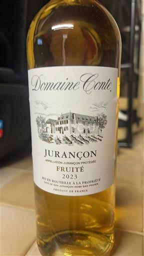 Lounais-Ranska Jurançon Domaine Conte Fruité 2023