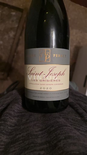 Vallée du Rhône Saint-Joseph André Perret Les Grisières 2020