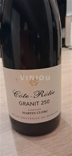 Rhône-dalen Côte-rôtie Domaine Martin Clerc Granit 250 Ikke årgangsbestemt