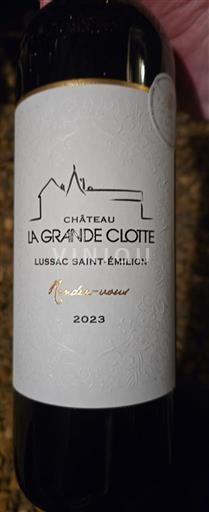 Bordeaux Lussac-saint-émilion Château La Grande Clotte Rendez-vous 2023