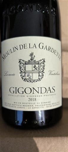 Údolí Rhôny Gigondas Moulin de la Gardette Ventabren 2018