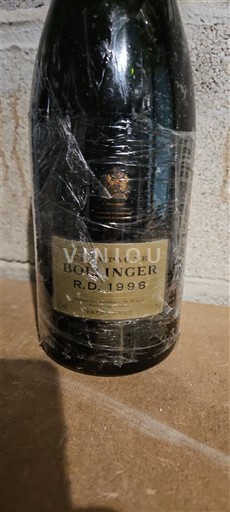 Champagne Bollinger R.D. 1996