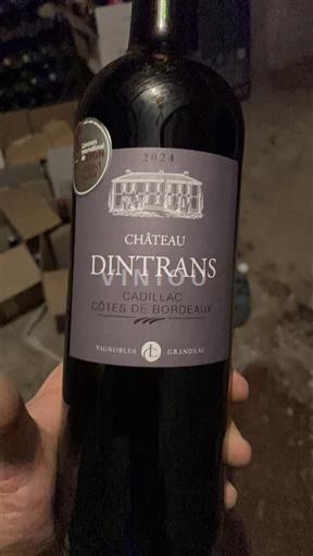 Бордо Кадильяк-Кот-де-Бордо Château Dintrans 2021