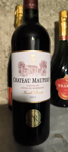 Bordeaux Castillon-Côtes-de-Bordeaux Château Mauperet 2021