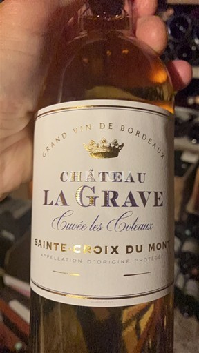 Bordeaux Sainte-Croix-Du-Mont Château La Grave les Coteaux 2023