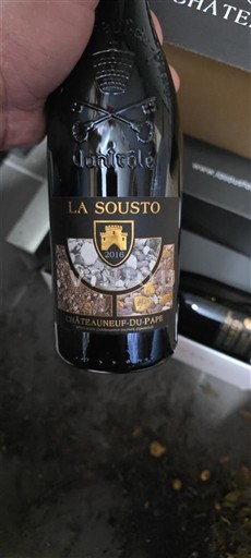 Vallée du Rhône Châteauneuf-du-pape La Sousto 2016